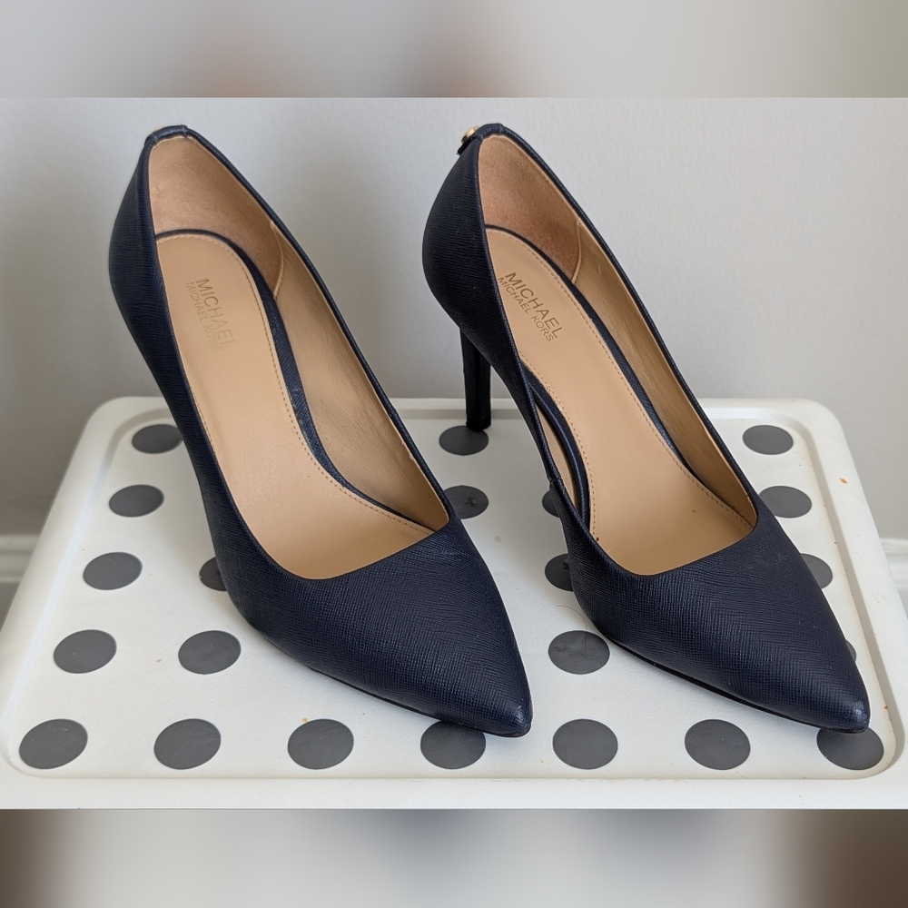 Michael Kors Navy Blue Heels